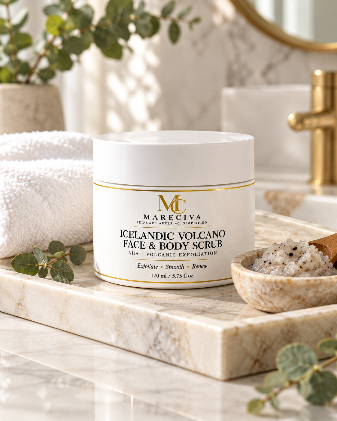 MARECIVA Icelandic Volcano Face & Body Scrub