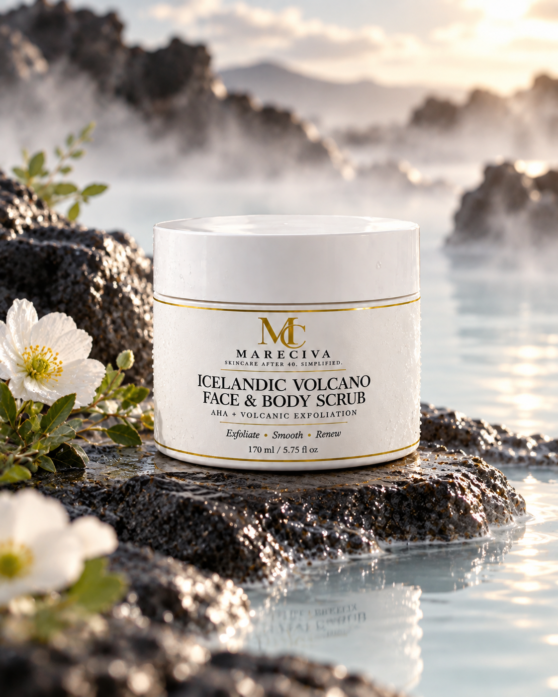 MARECIVA Icelandic Volcano Face & Body Scrub